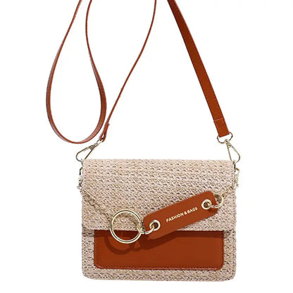 New Fashion Single Shoulder Crossbody Women's Braided Small Square Bag cj