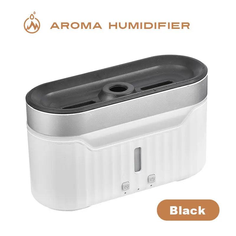 New Jellyfish Flame Humidifier Simulation Flame Aromatherapy Humidifier Jellyfish Fog Circle Atmosphere Lamp Humidifier cj
