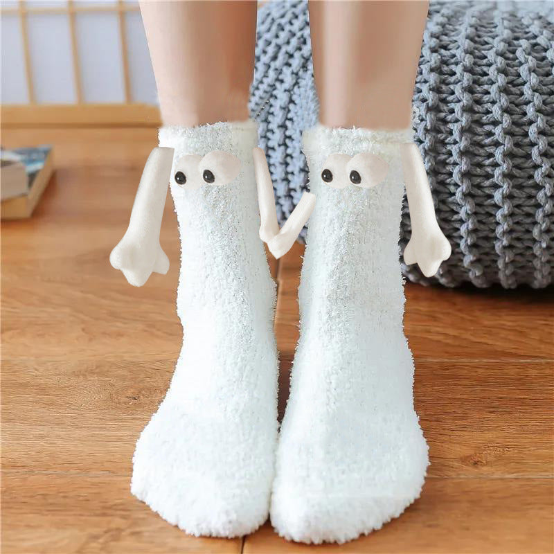 Christmas Supplies Coral Fleece Tube Socks Warm Slipper Bed Socks Winter Soft Warm Slipper cj