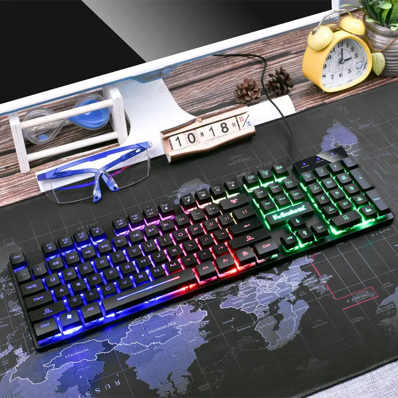 Office Home Wired USB Gaming Keyboard cj