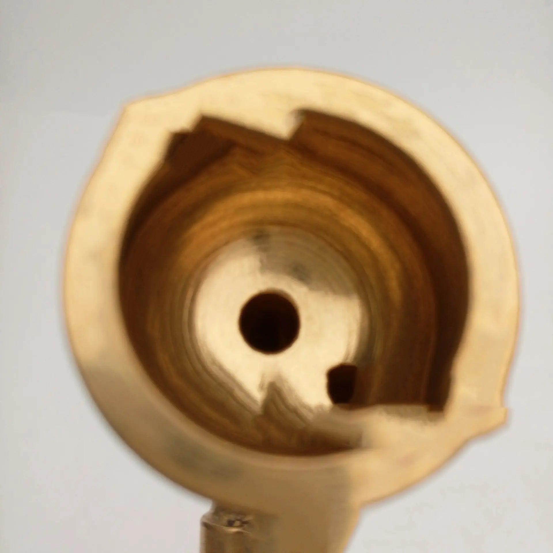 Old-Fashioned Dry  Pipe Pipe Pot Telescopic Pure Brass Pipe Pipe Jade Mouth Pipe Pouch cj