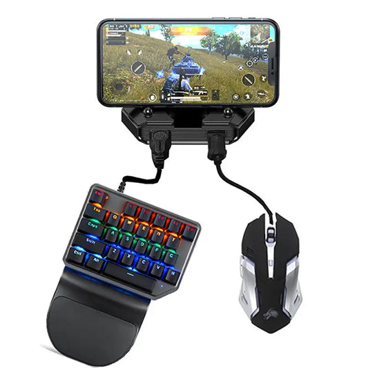 One-handed Gaming Keyboard And Mouse Set cj