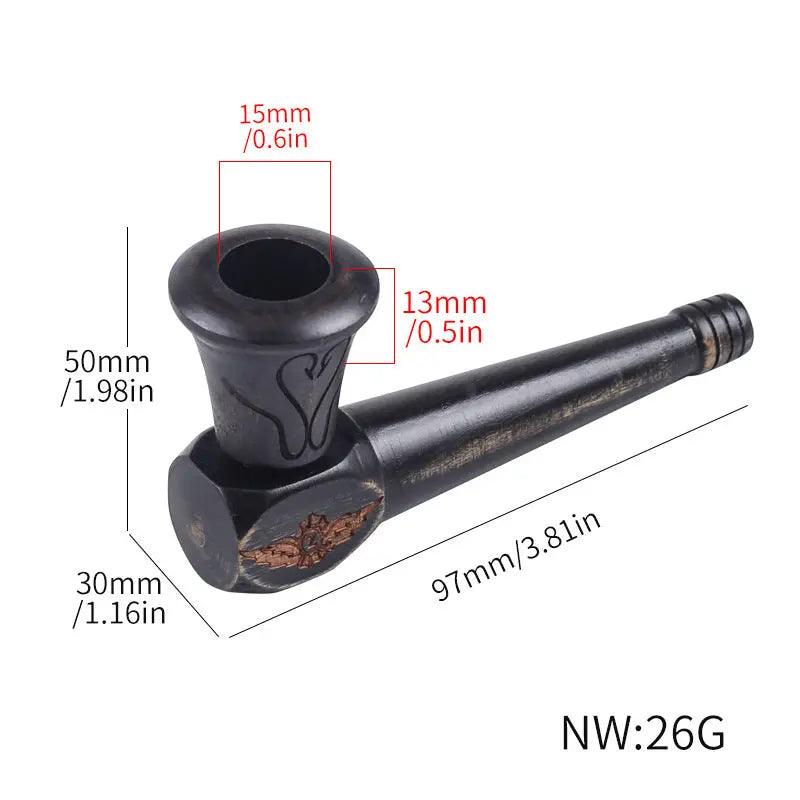 Pipe Handle Piece Dry Pipe Men's Small Pipe cj