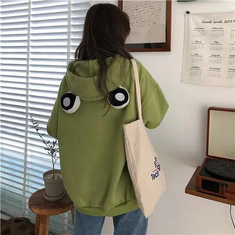 Plush thick avocado green long-sleeved sweater cj