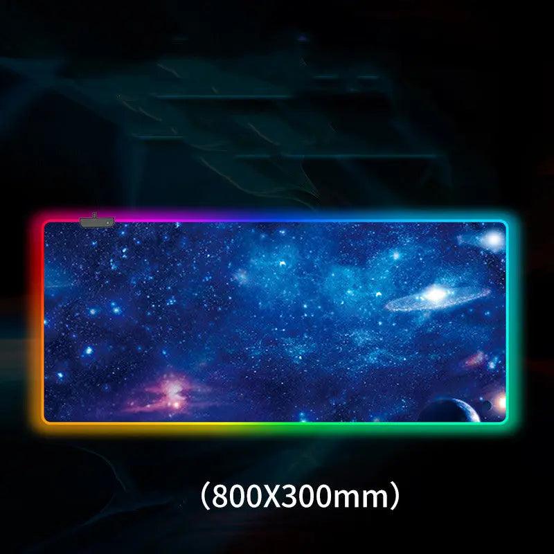 RGB Luminous Mouse Pad Oversized Gaming cj