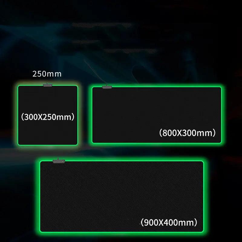 RGB Luminous Mouse Pad Oversized Gaming cj