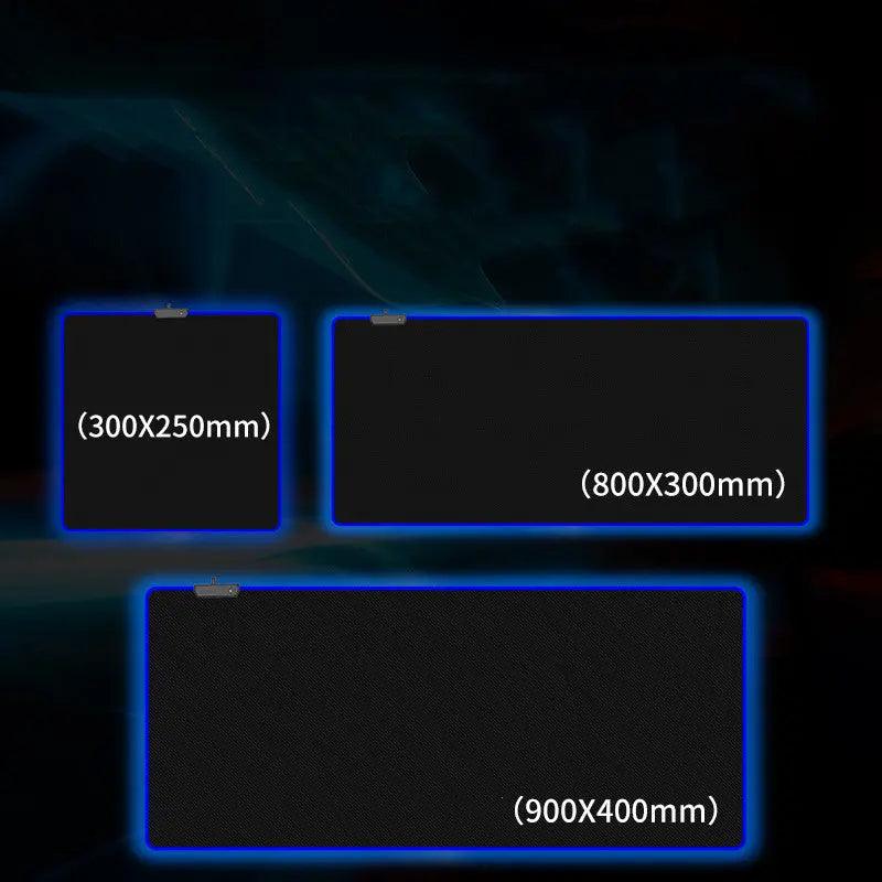 RGB Luminous Mouse Pad Oversized Gaming cj