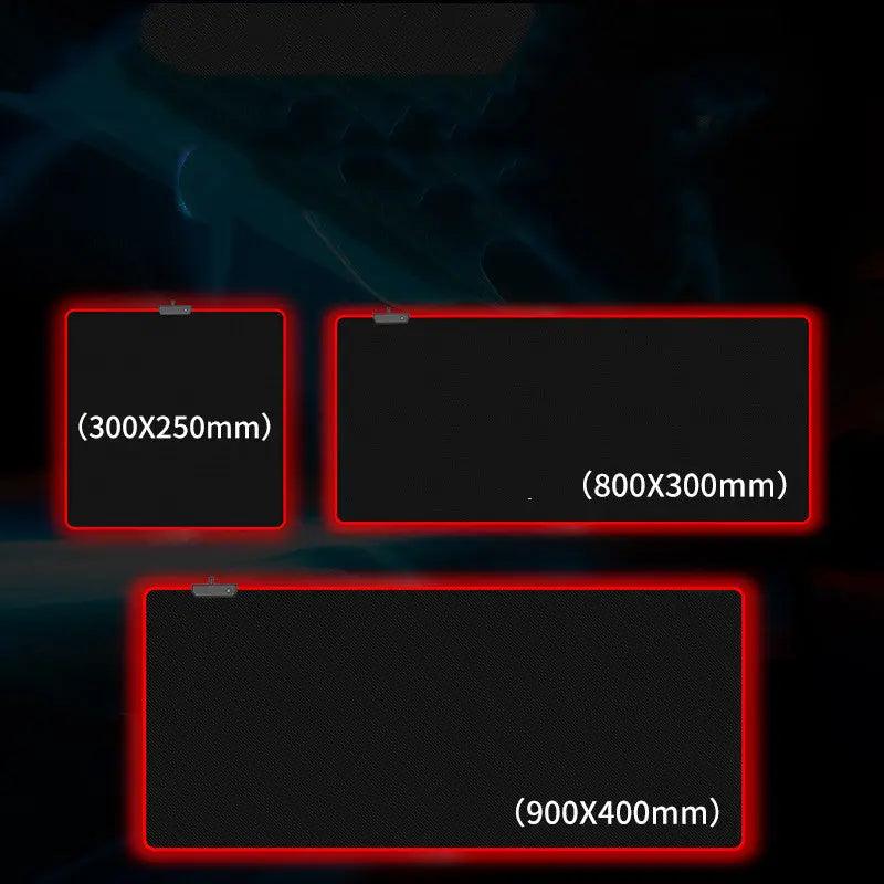 RGB Luminous Mouse Pad Oversized Gaming cj