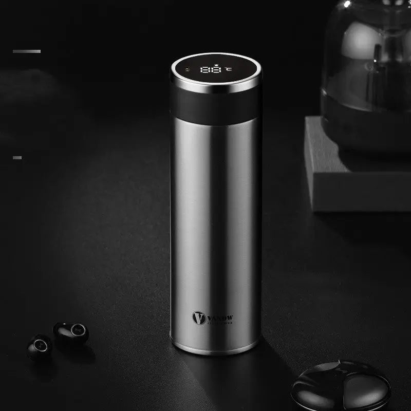 Smart Vacuum Cup Stainless Steel Car Portable Water Cup Tea Cup cj