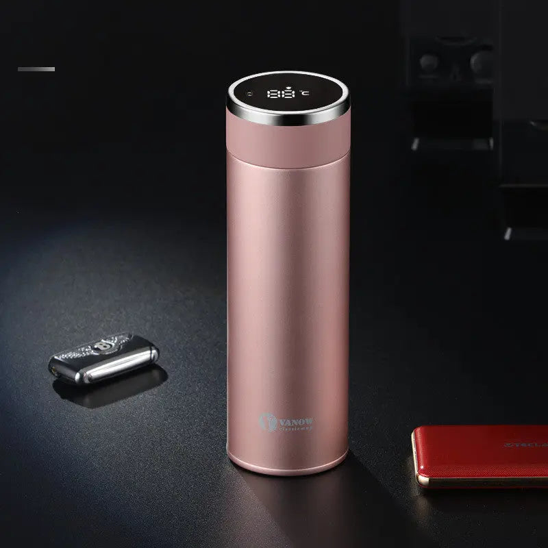 Smart Vacuum Cup Stainless Steel Car Portable Water Cup Tea Cup cj