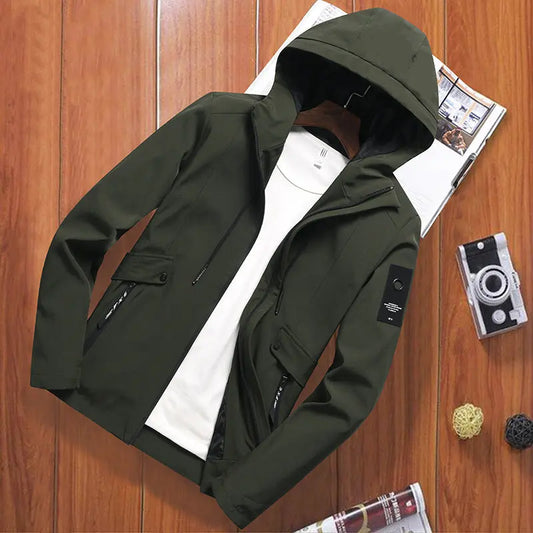 Sports Jacket Men's Hooded Jacket Winter New Style cj