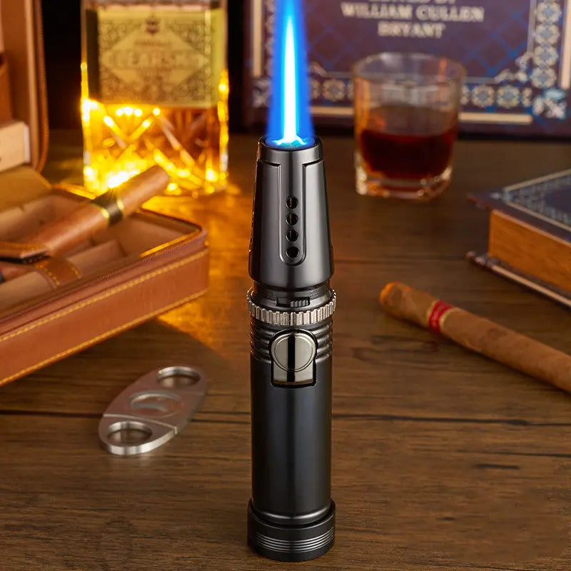 Windproof Cigar Lighter Electronic Inflatable Lighter Cigar Lighting Accessories Premium Cigar Tools Top-Ranking Lighters Cigar Lighting Perfection Cigar Enthusiast Gear ShopWithVanny Cigar Accessories Cigar Lighting Efficiency