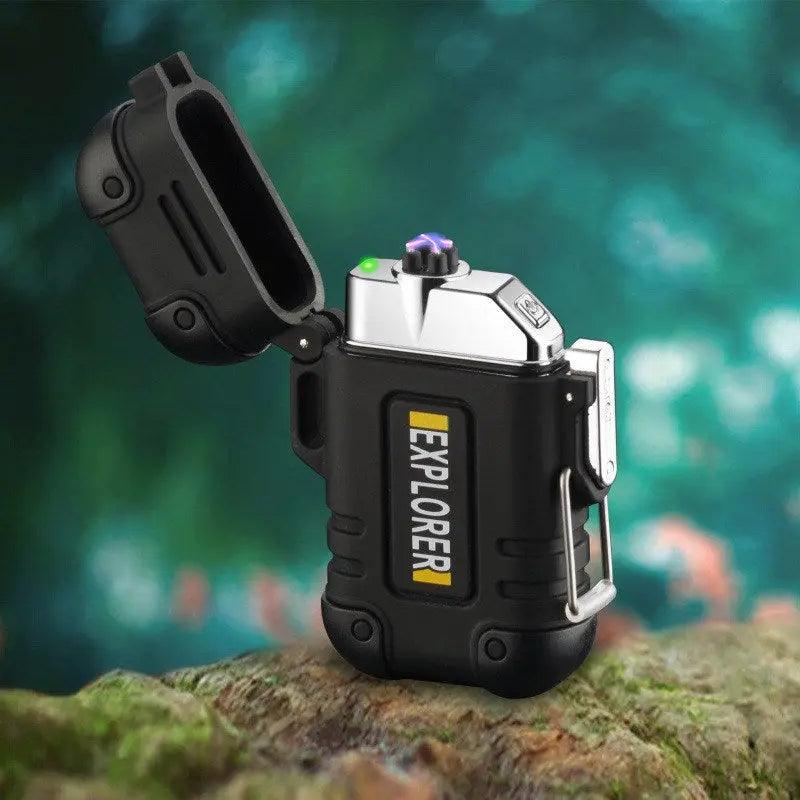 Windproof and silent cigarette lighter cj
