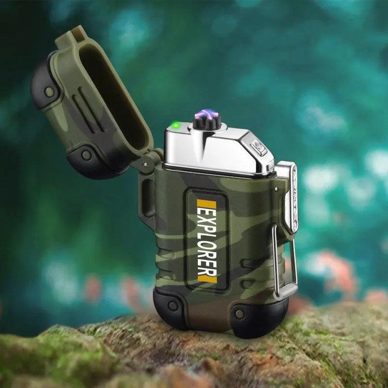 Windproof and silent cigarette lighter cj