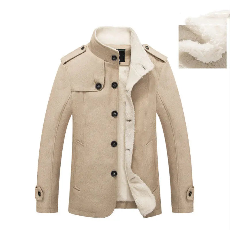 Winter men's stand collar jacket cj