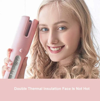 Wireless Automatic Curler USB  LCD Screen Ceramic Heating Anti-perm Curler cj