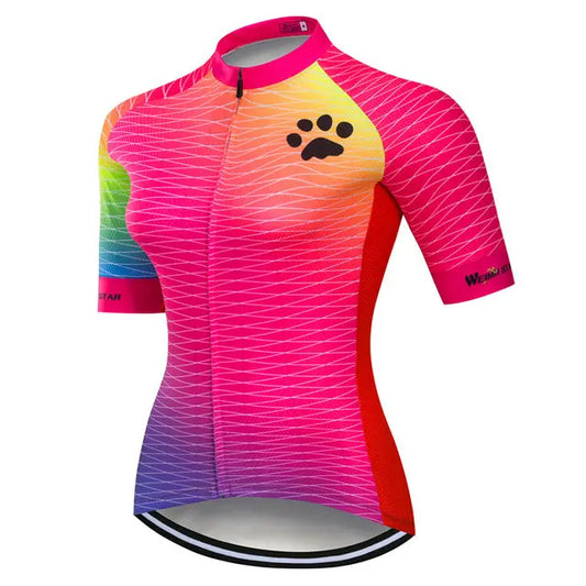 Women Cycling Jersey Shirt cj