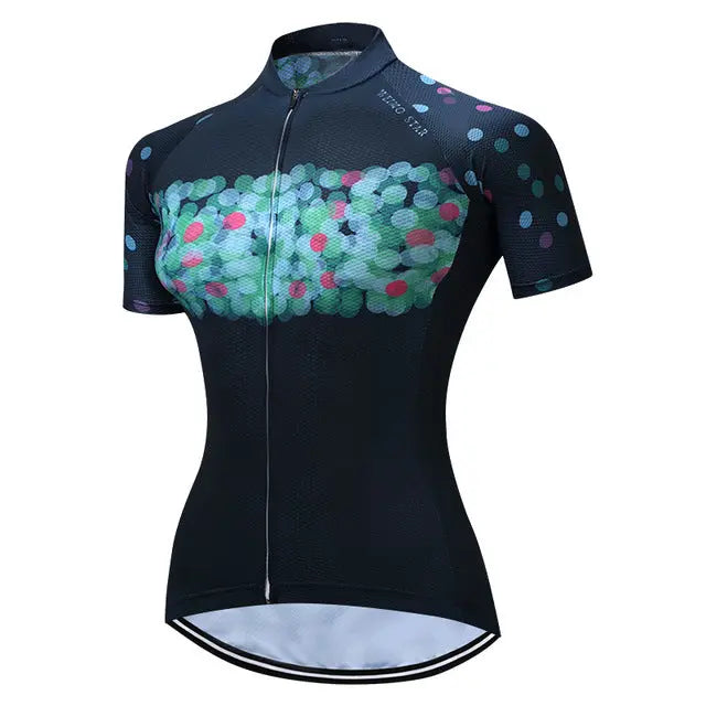 Women Cycling Jersey Shirt cj