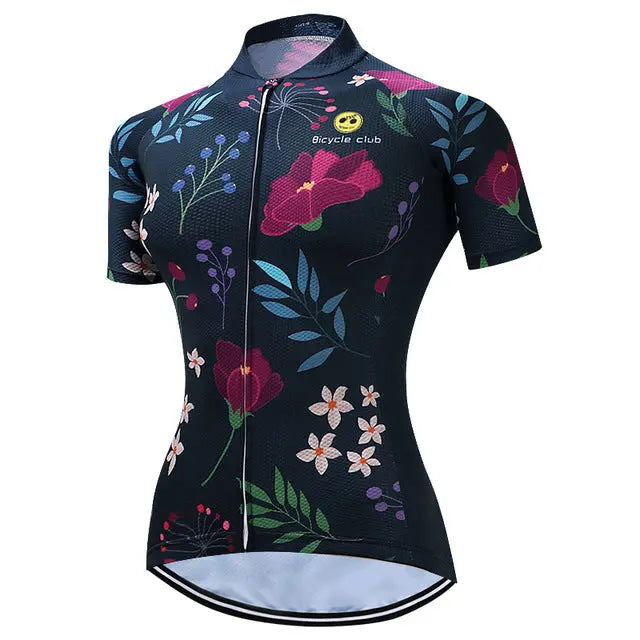 Women Cycling Jersey Shirt cj