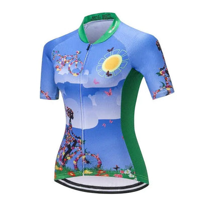 Women Cycling Jersey Shirt cj