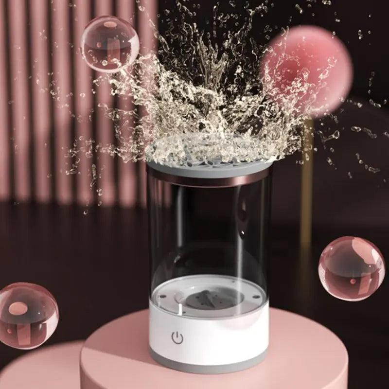 Women Eye Shadow Brush Cleaning Tool Portable Electric Makeup Brush Cleaner Machine With USB Charging Automatic Cosmetic Brush cj