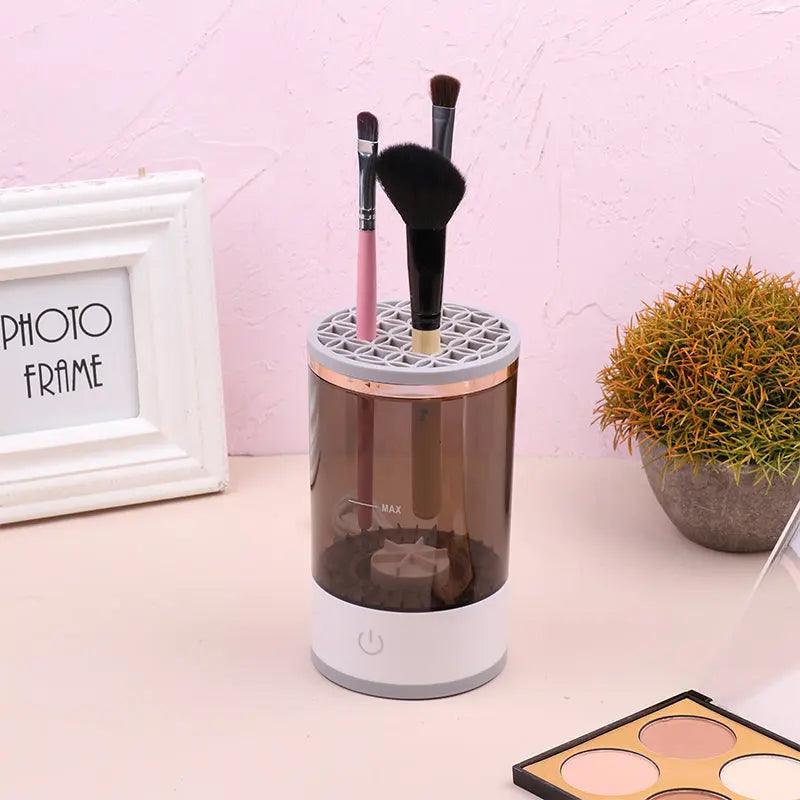 Discover ultimate convenience with Shop with Vanny's Portable Electric Makeup Brush Cleaner. Effortlessly keep your eye shadow brushes clean, ensuring flawless makeup application every time. Elevate your beauty routine with this must-have tool. Shop now for a cleaner and more beautiful you