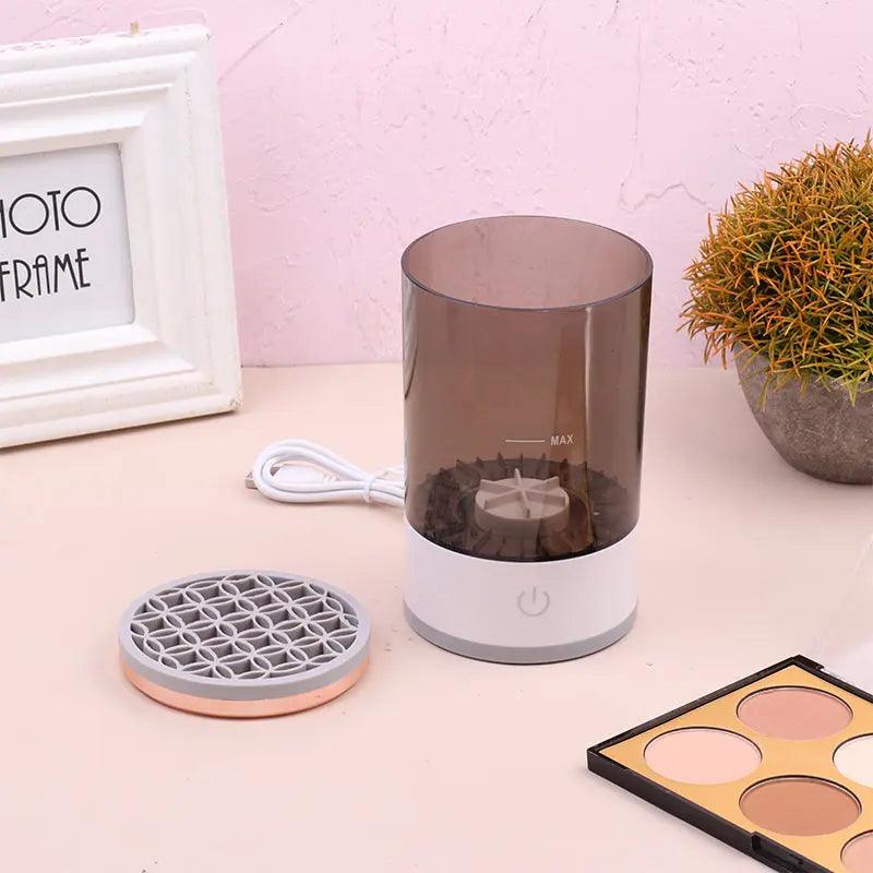 Women Eye Shadow Brush Cleaning Tool Portable Electric Makeup Brush Cleaner Machine With USB Charging Automatic Cosmetic Brush cj