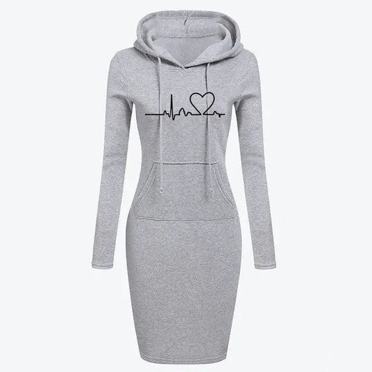 Autumn Winter Women Hoodies Sweatshirts Long - sleeved Dress - Shop with VannyAutumn Winter Women Hoodies Sweatshirts Long - sleeved DressHoodiesShop with Vannycj2XLAutumn Winter Hoodie Dress Women's Long - sleeved Sweatshirt Dress Cozy Hooded Dress for Women Stylish Women's Dress Versatile Winter Dress Cold - Weather Fashion ShopWithVanny Top - Ranking Women's Apparel Chic and Comfortable Dress Exclusive Dress Deals