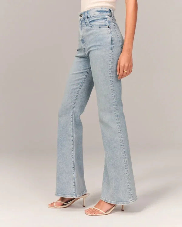 Damen-Freizeitjeans in Uni-Farben