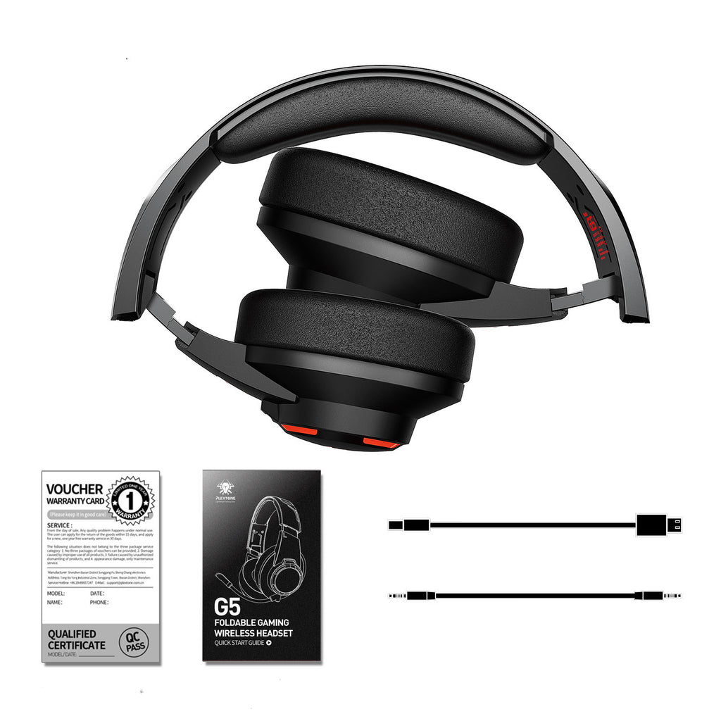 Kabelloses Bluetooth 5.0 Gaming-Headset mit abnehmbarem Mikrofon