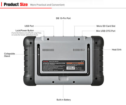 Autel MaxiCOM MK808 MX808 OBD2Diagnostic Scanner Tool