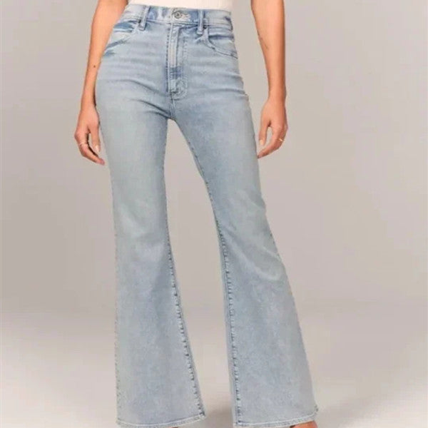 Damen-Freizeitjeans in Uni-Farben