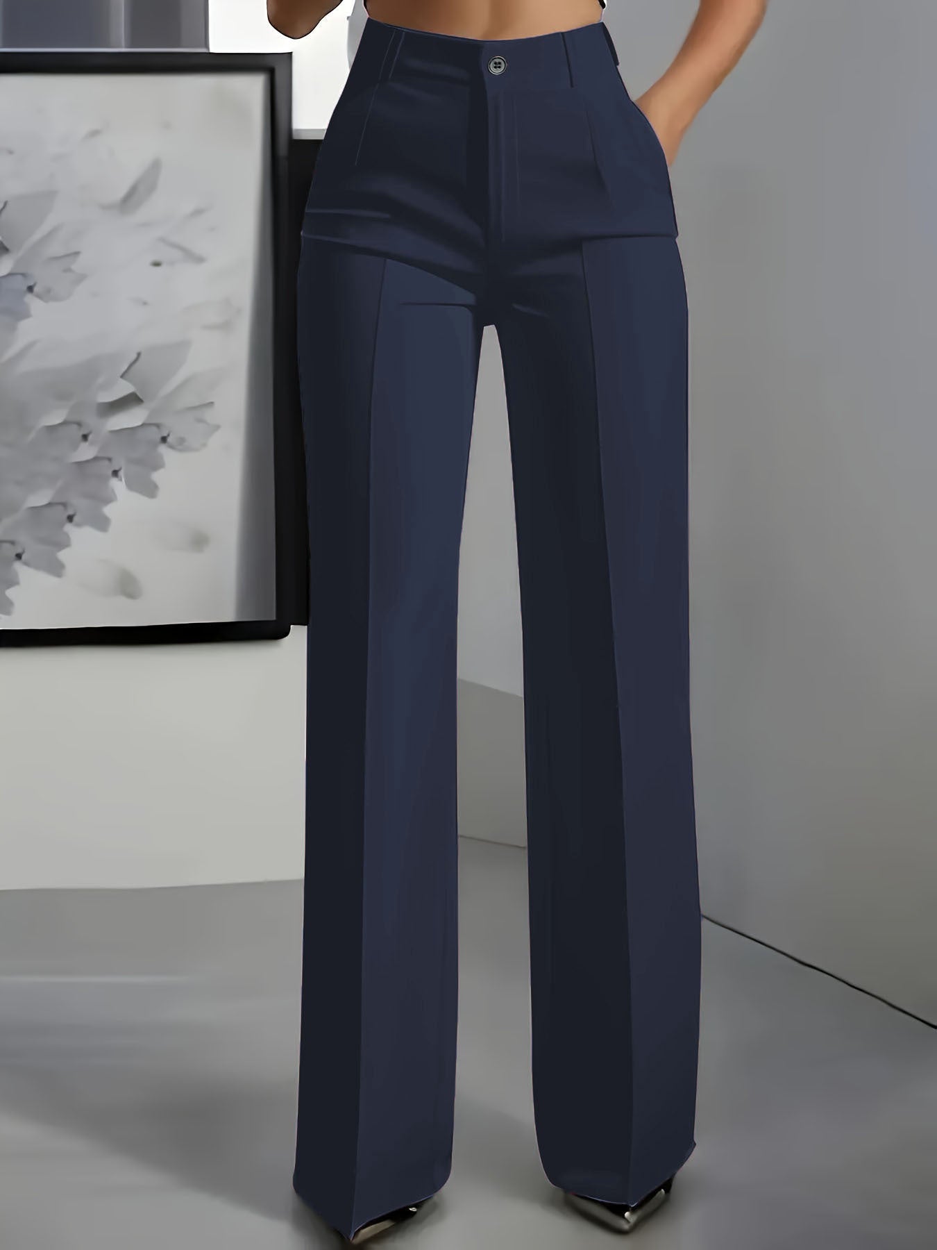 Soft Flow Wide-Leg Trousers – Minimalist Everyday Pants for Women