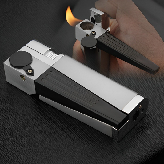 Pipe Lighter Creative Foldable Metal Lighter Piper Smoking Men's Smoking Gadget cj