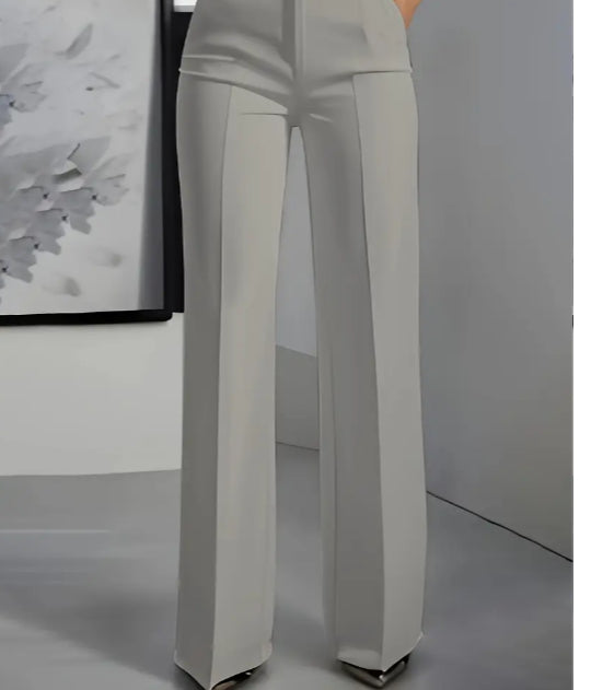 Soft Flow Wide-Leg Trousers – Minimalist Everyday Pants for Women