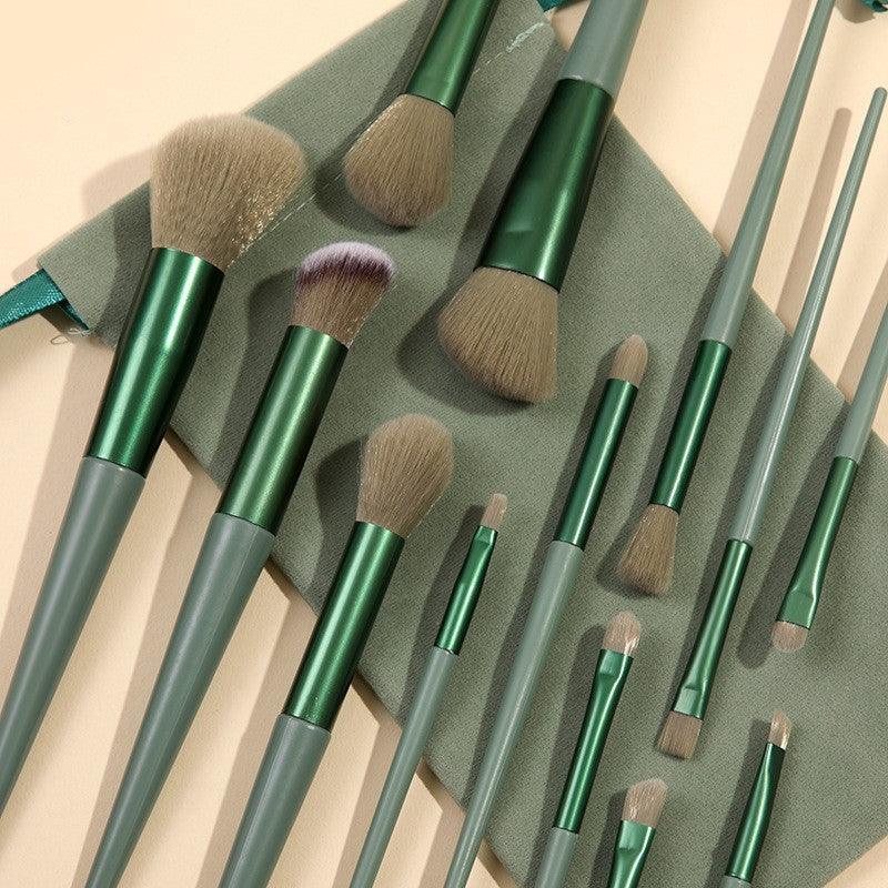 Purpleflower Holly Leaf 13 Makeup Brushes Super Soft Eye Shadow Brush Tool Outfit cj