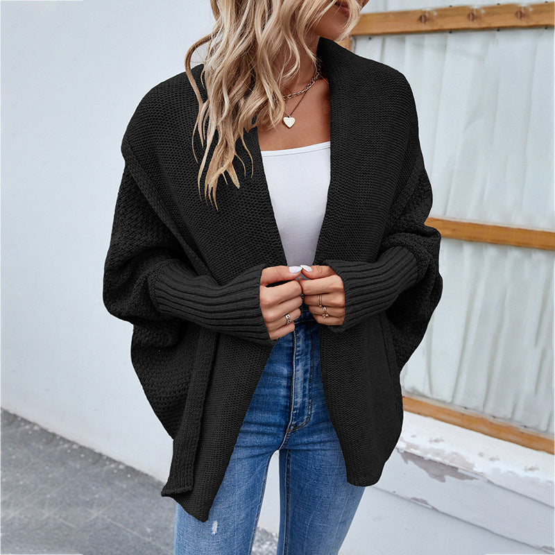 new-loose-knitted-sweater-solid-color-bat-sleeve