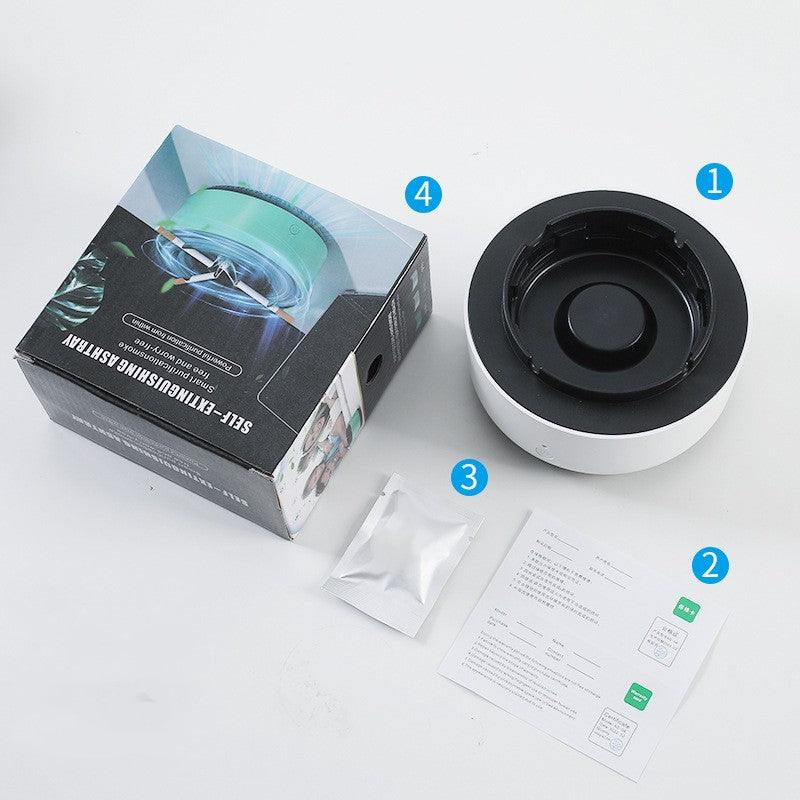 Smoke Removal Air Purification Ashtray Anion Purification Practical Automatic Purifier Ashtray Portable Gadgets For Car Ashtray cj
