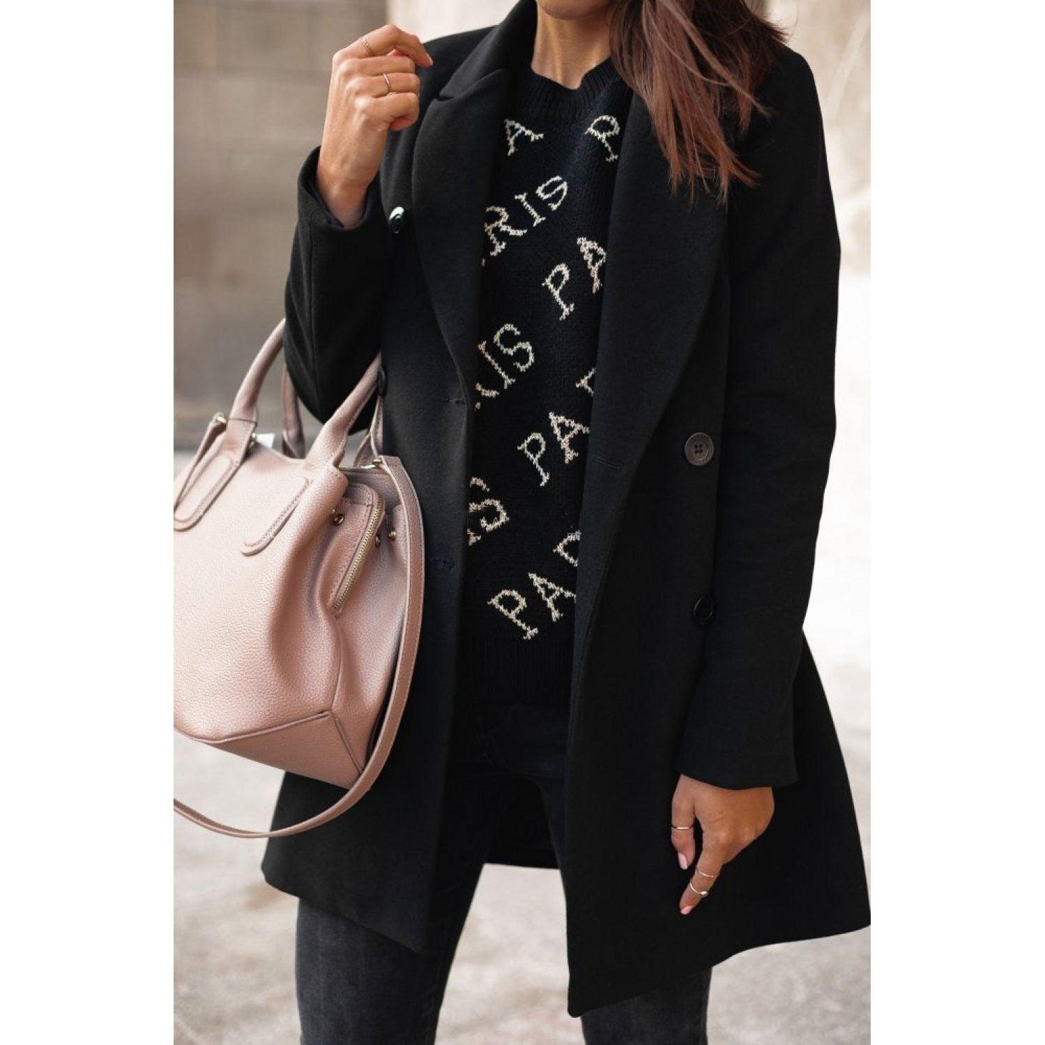 Woolen coat woman cj