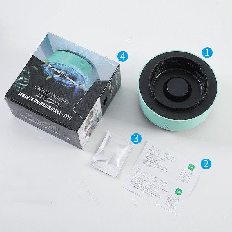 Smoke Removal Air Purification Ashtray Anion Purification Practical Automatic Purifier Ashtray Portable Gadgets For Car Ashtray cj