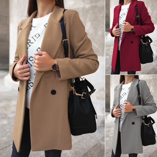 Woolen coat woman cj