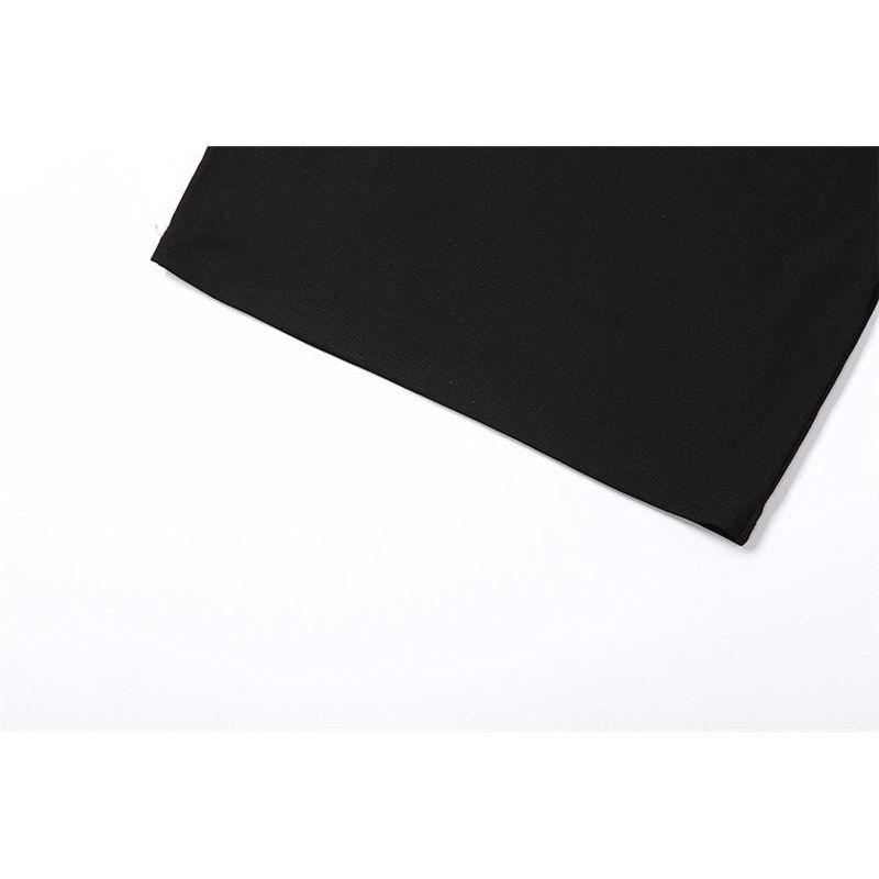 Straight Neck Sexy Backless Dress Woman cj